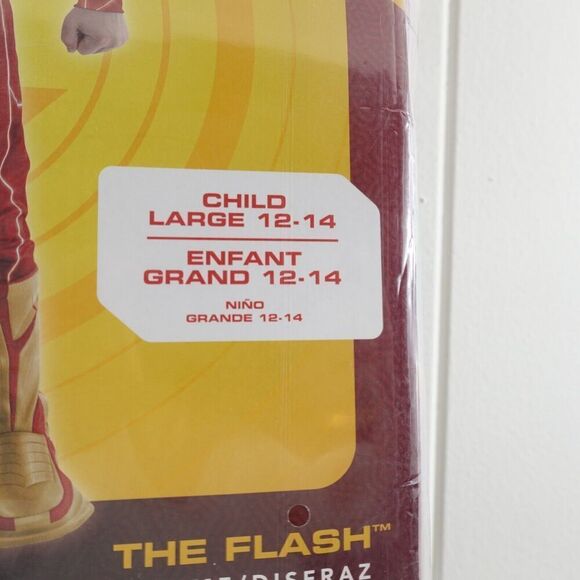 The Flash Kids Light Up Costume DC Studios Size Large 12-14 - Picture 8 of 11